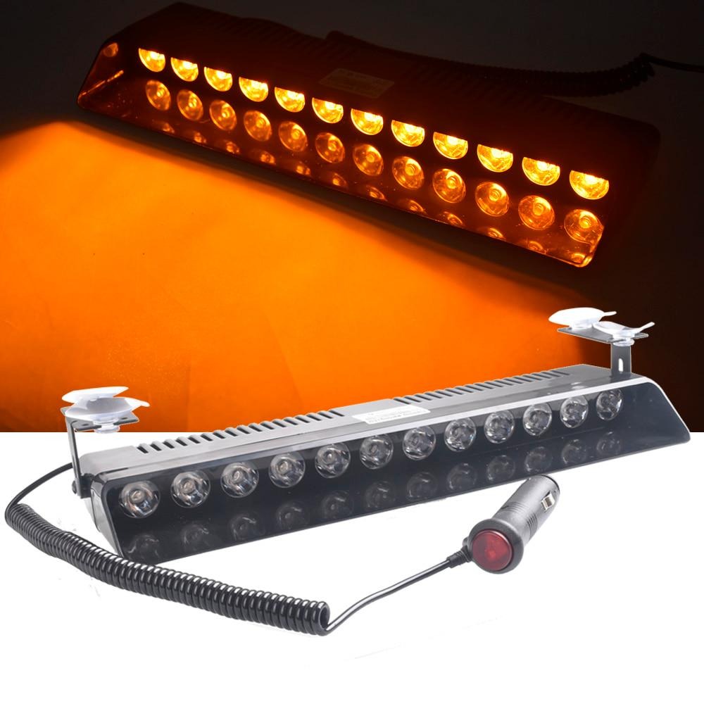 Dashboard flitser - ORANJE - 12 LED
