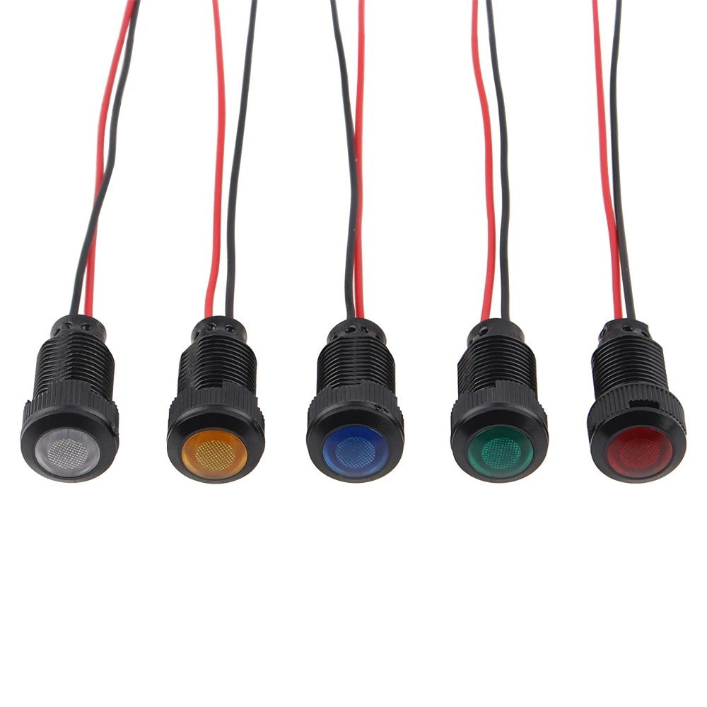 Mini LED indicatielampje - Oranje - 12mm - 12/24V – ABC-Led