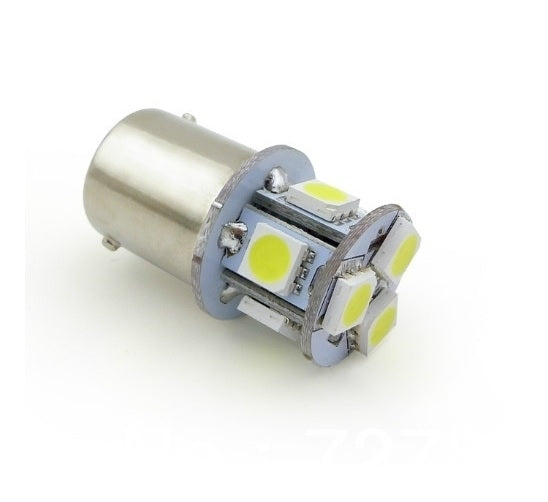 BAY15D LED 8-SMD 5050 lamp 12v wit
