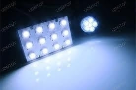 Dome LED Panel White 12SMD 3528