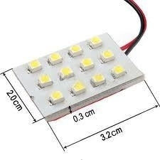 Dome LED Panel White 12SMD 3528