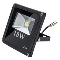 10W LED Schijnwerper Flat IP66 900 Lumen - Warm Wit