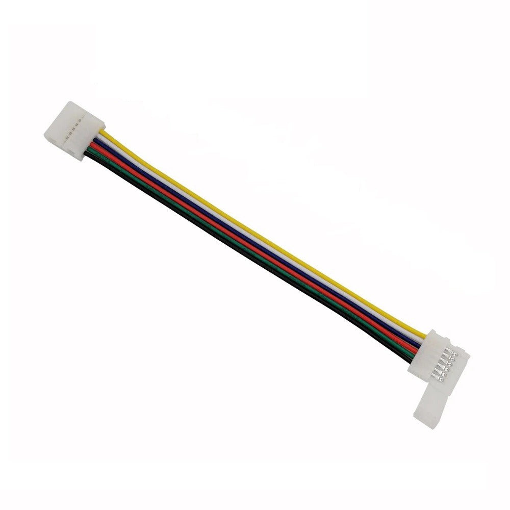 Click-Click connector kabel - RGB CCT - 6 aderig - 12mm