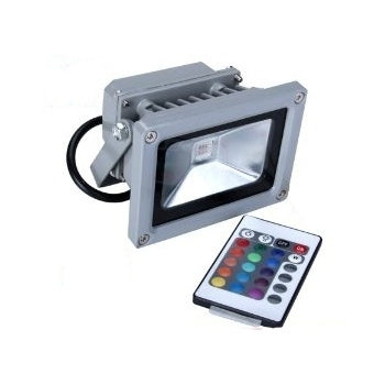 10W LED Schijnwerper RGB outdoor - dimbaar