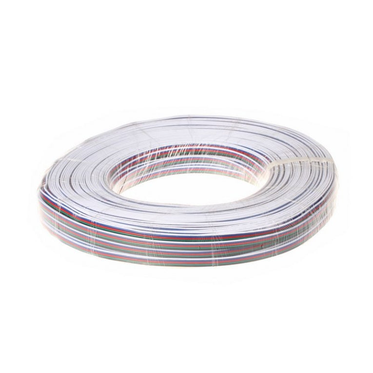 100 meter 5 aderig draad voor RGB/W LED strips