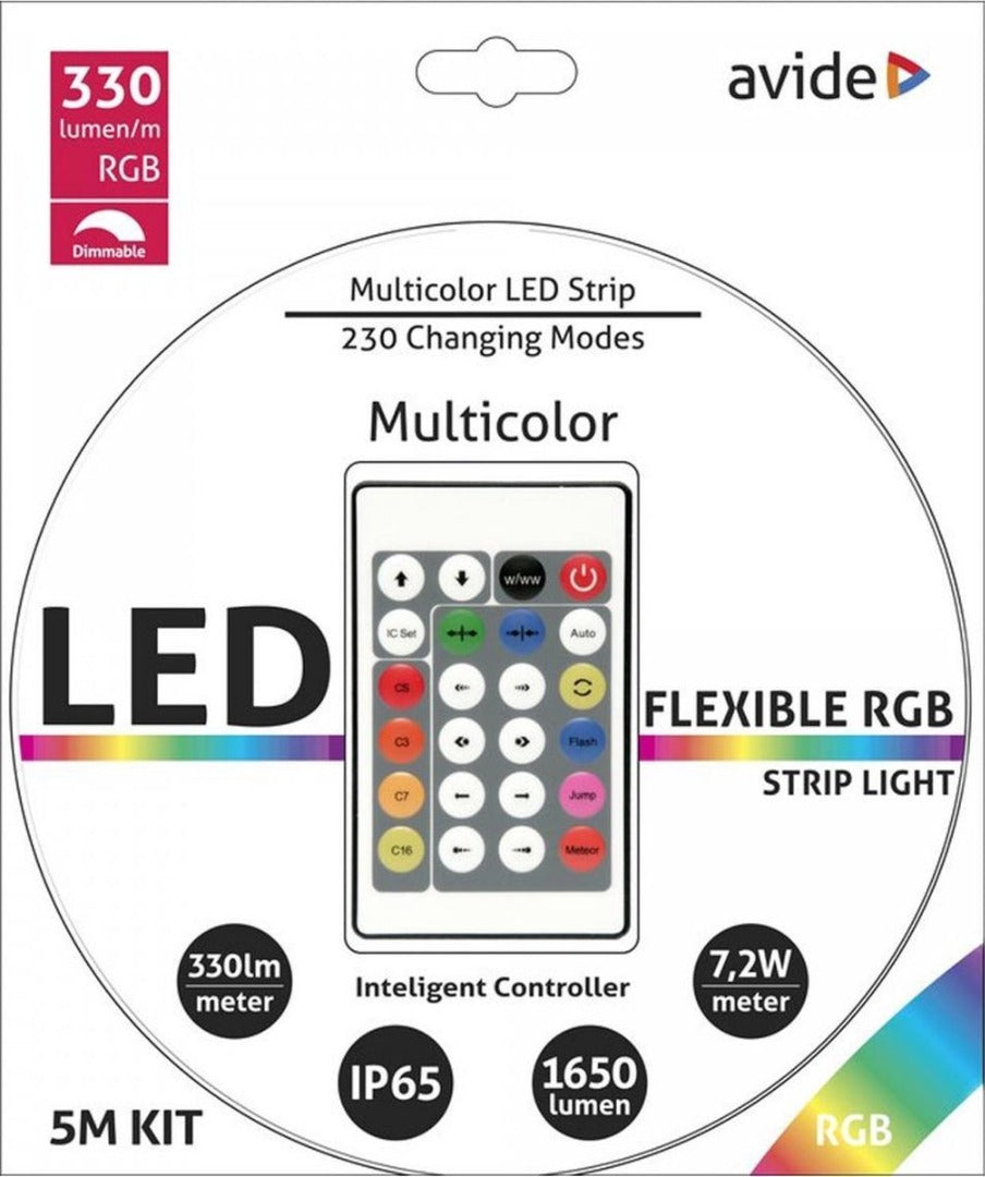 Complete set - DIGITALE led strip - 230 patronen - Waterproof IP65