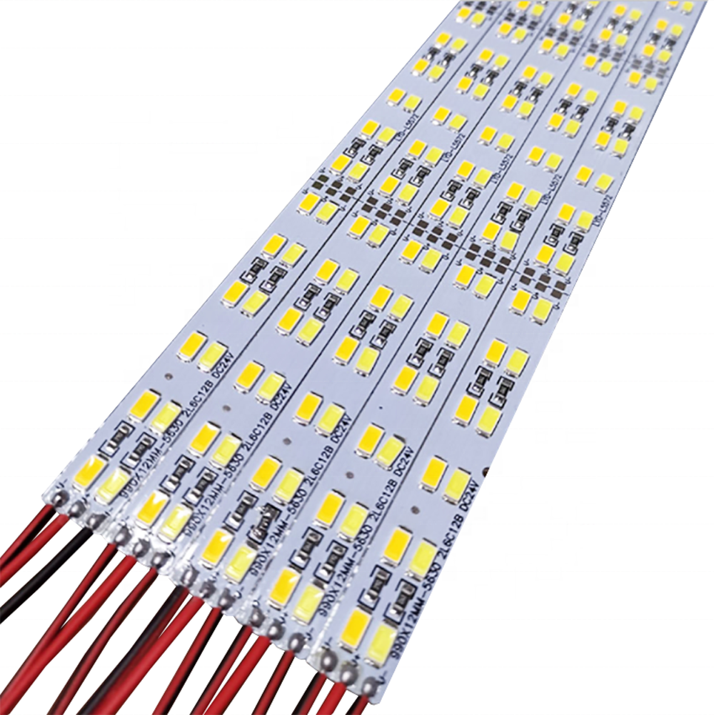 LED rigide strip - Warm / koud wit - Dubbele rij - 50cm - 12V