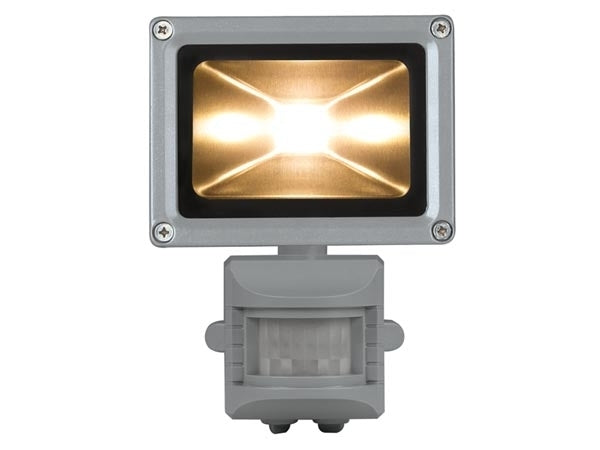 10W LED/PIR floodlight Warm White