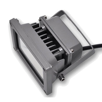 50W LED / PIR schijnwerper Warm Wit 3000K grijze behuizing