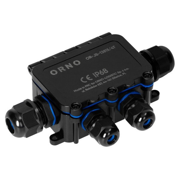 Lasdoos IP68 - 4 Voudig - Slagvast en vlamvertragend