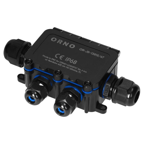 Lasdoos IP68 - 4 Voudig - Slagvast en vlamvertragend