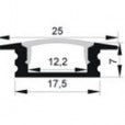 LED Profiel 2,5 meter - inbouw 7mm - plat model