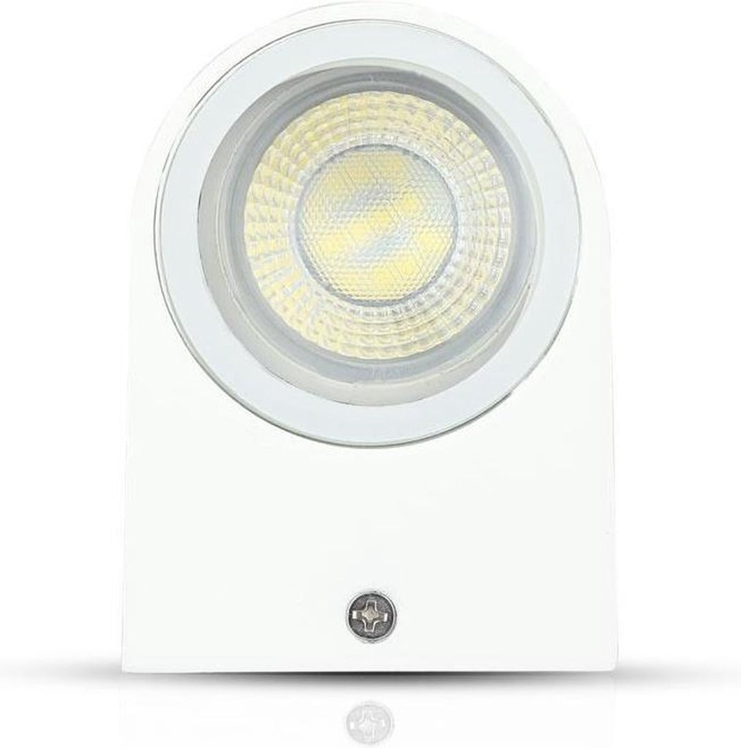 Wandlamp armatuur wit - Rond - GU10 fitting - 35W - IP44