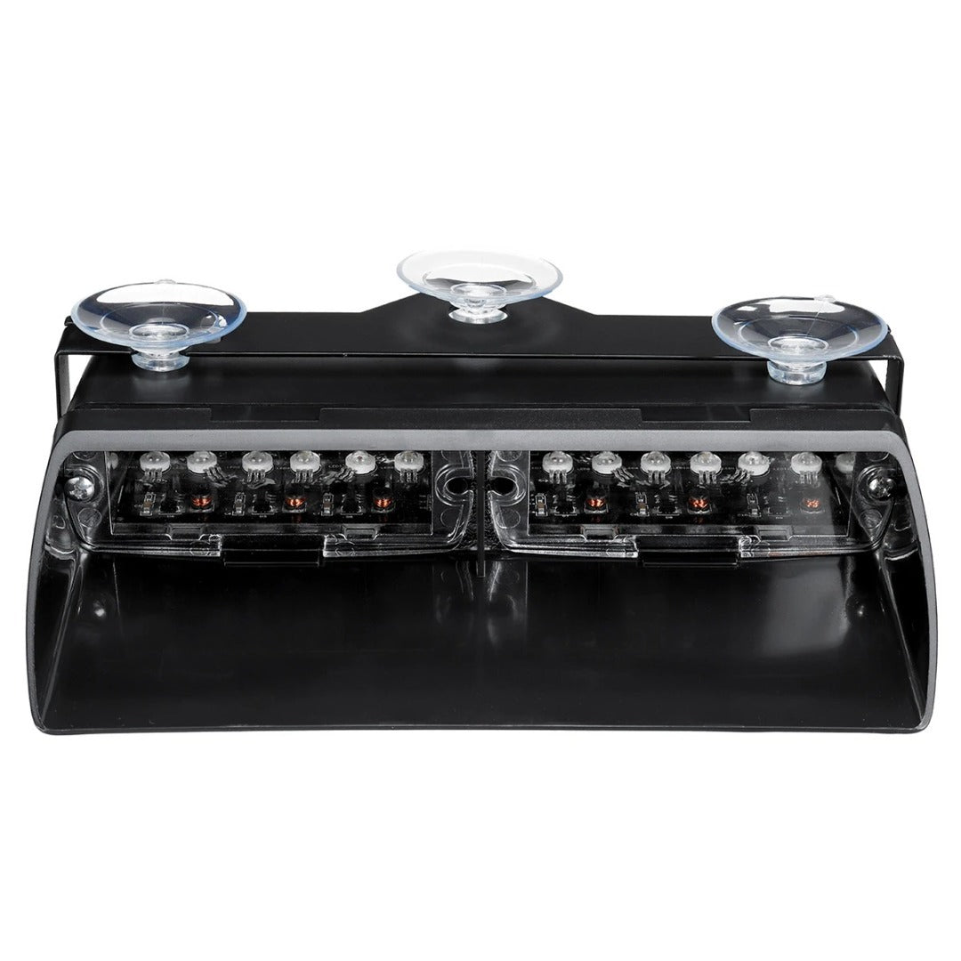 Dashboard flitser - WIT - 17 patronen - 16 LED