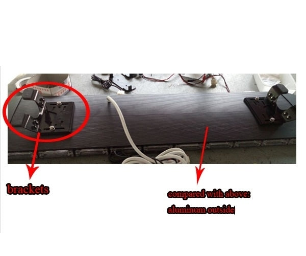 Zwaailicht ORANJE LED Light Bar - 140cm professioneel