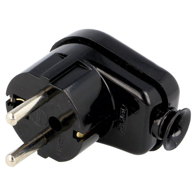 230V Stekker - 16A met schakelaar - Zwart