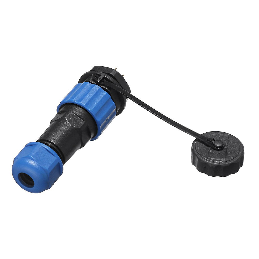 Male + socket - Waterproof cable connector - 3-wire - IP68