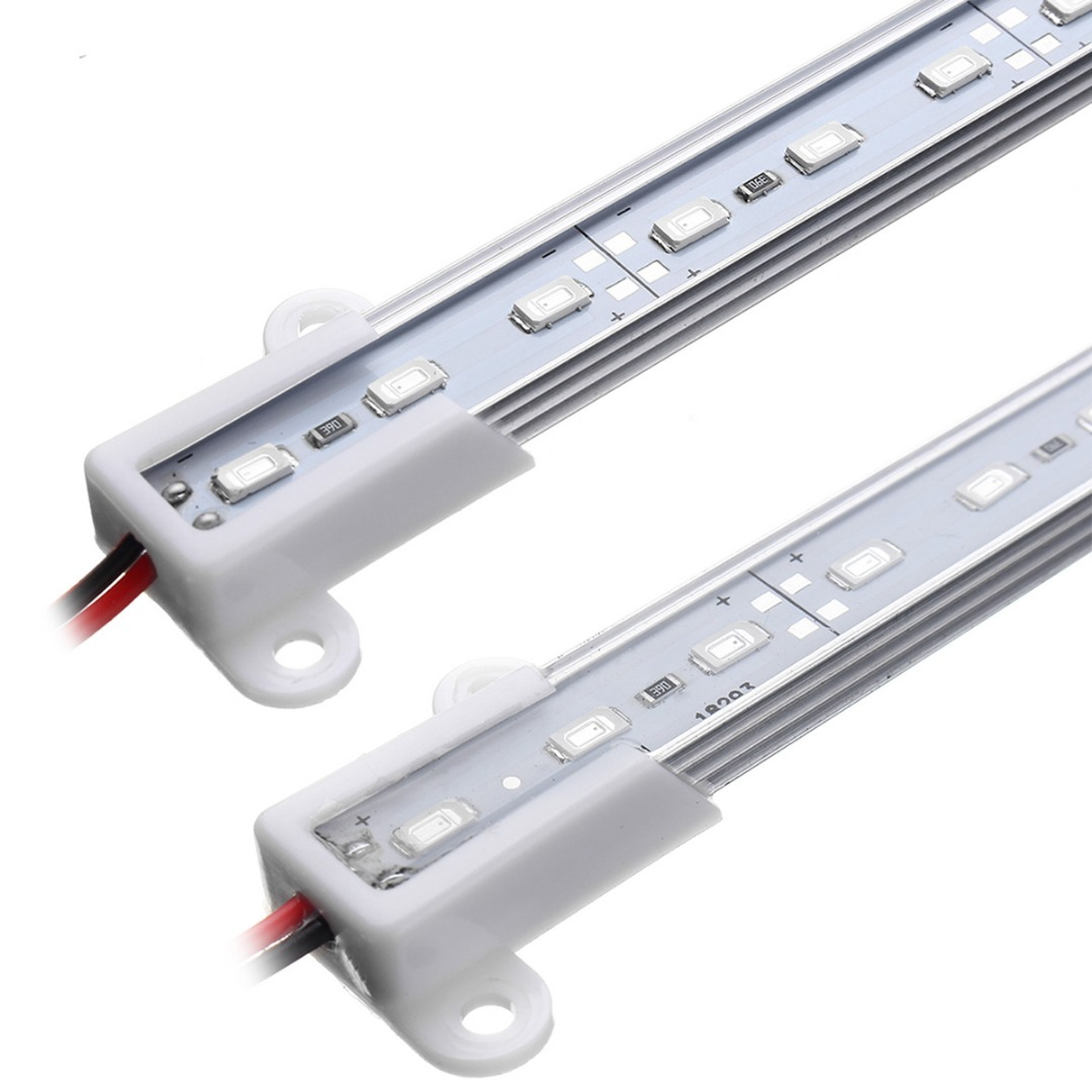 LED strip 21cm in Aluminium Profiel - outdoor IP65 - Koud Wit - 12V
