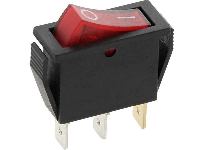 Schakelaar - rood - 12 volt - 20A - verlicht – ABC-Led