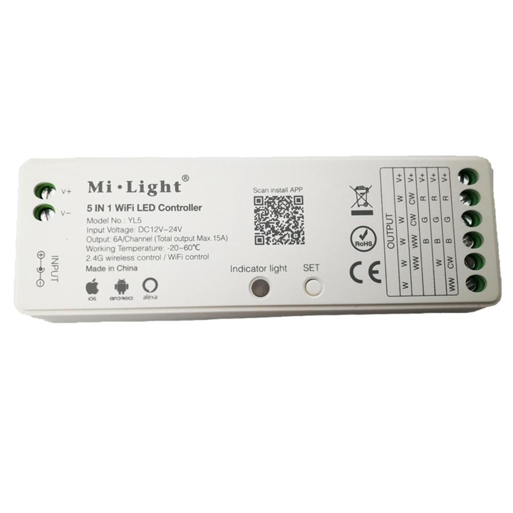 WiFi LED controller - RGBW + CCT - 5 in 1 - Mi-Light