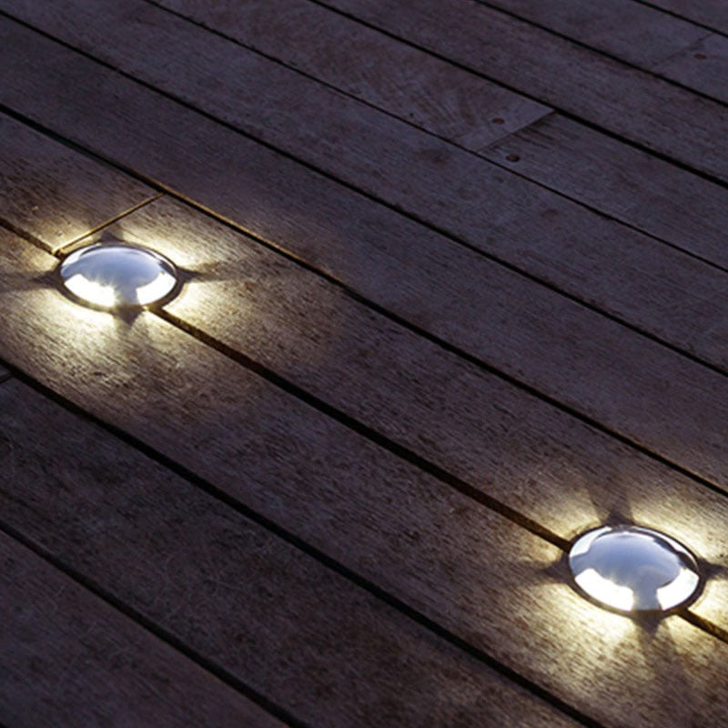 Lot de 5 spots LED pour allée de jardin - 12 V - 3 W - 41 mm - kit complet