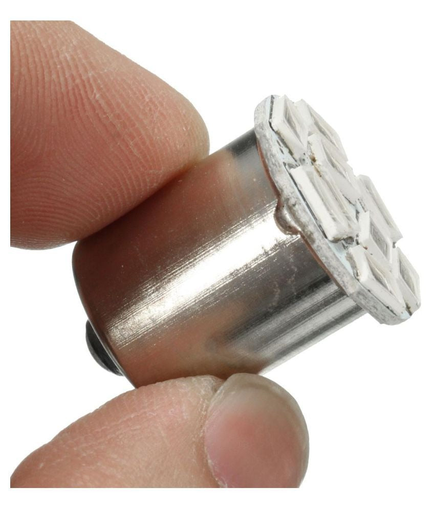 ORANJE - BA15S - LED - 9 SMD - 1156 - 12V