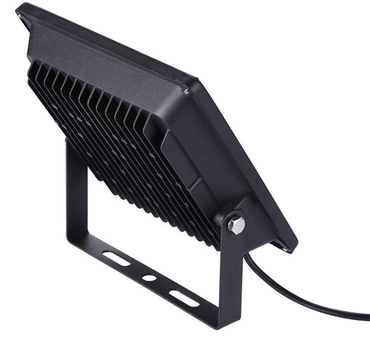 20W LED / PIR Floodlight White 4000K black housing slim