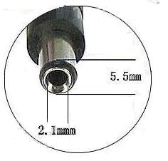 Adapter 12-volt 5 ampÃ¨re - 5.5x2.1mm