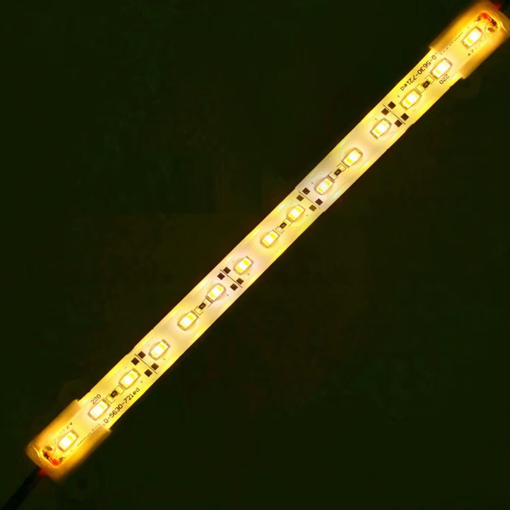 LED strip 21cm in Aluminium Profiel - outdoor IP65 - Warm Wit - 24V