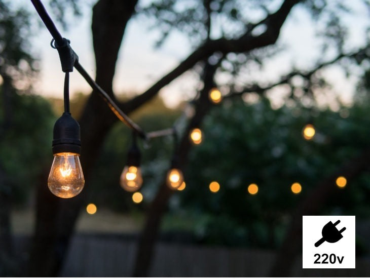 Dimbare prikkabel - 5 meter - LED lichtsnoer - 10 lampen - IP54 - 220 Volt