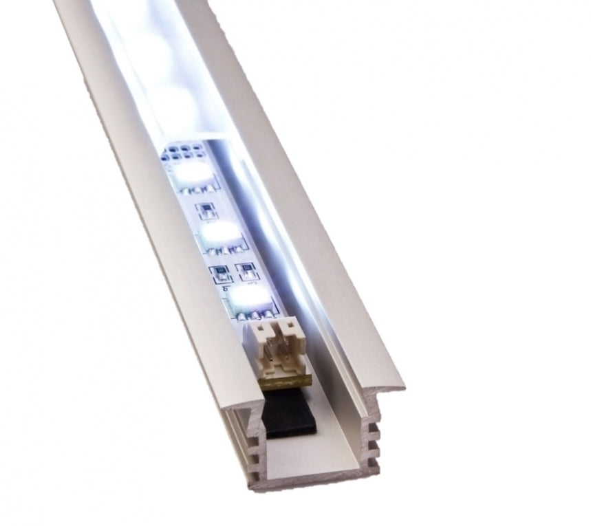 LED profiel 1 meter - 12mm inbouw - u-profiel