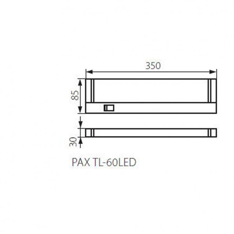 LED keuken blad verlichting - onderbouw - 35cm - Neutraal wit