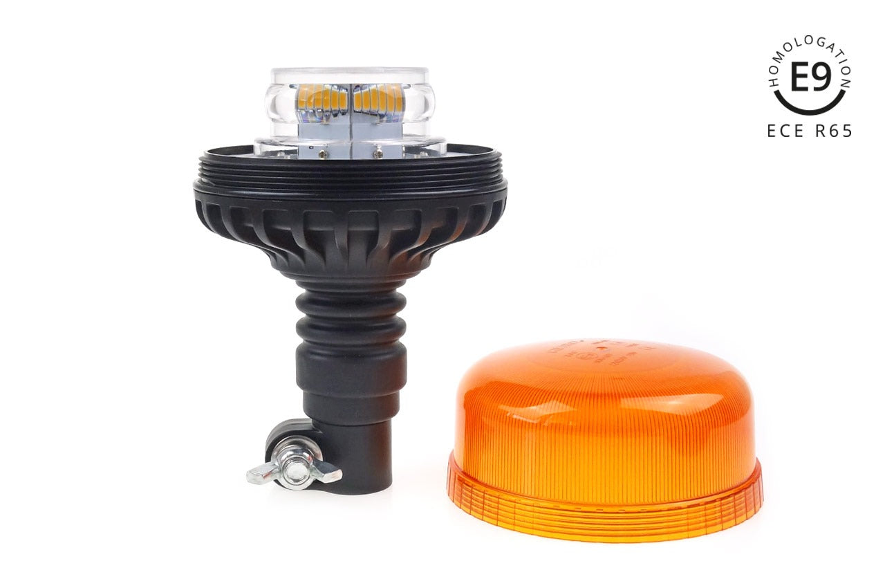 Zwaailicht - Oranje - 12/24V - 36 LED SMD - E-keurmerk - R65/R10