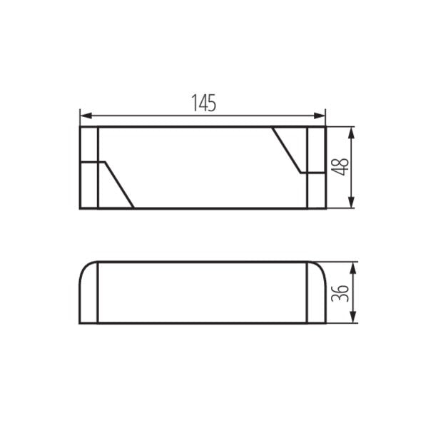 Inbouw Adapter / Voeding 12V - 2,5A - 30W - Kanlux