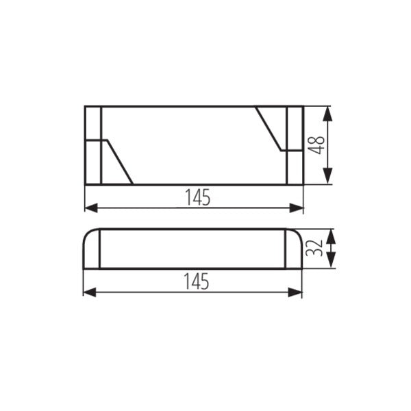 Inbouw voeding - 24 Volt - 1.25A - 30 Watt