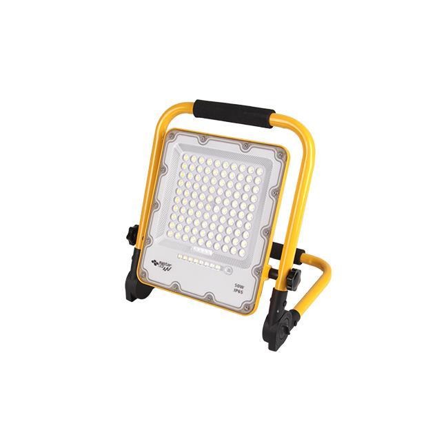 50W LED bouwlamp - Oplaadbaar - 8500 Lumen - IP65 - Neutraal wit