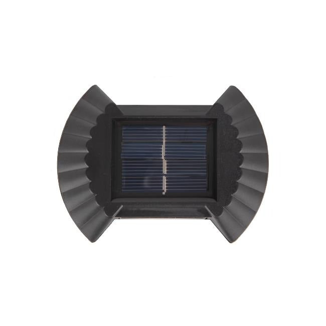 LED solar wandlamp set - Met schemersensor - 2 kanten - 4 stuks