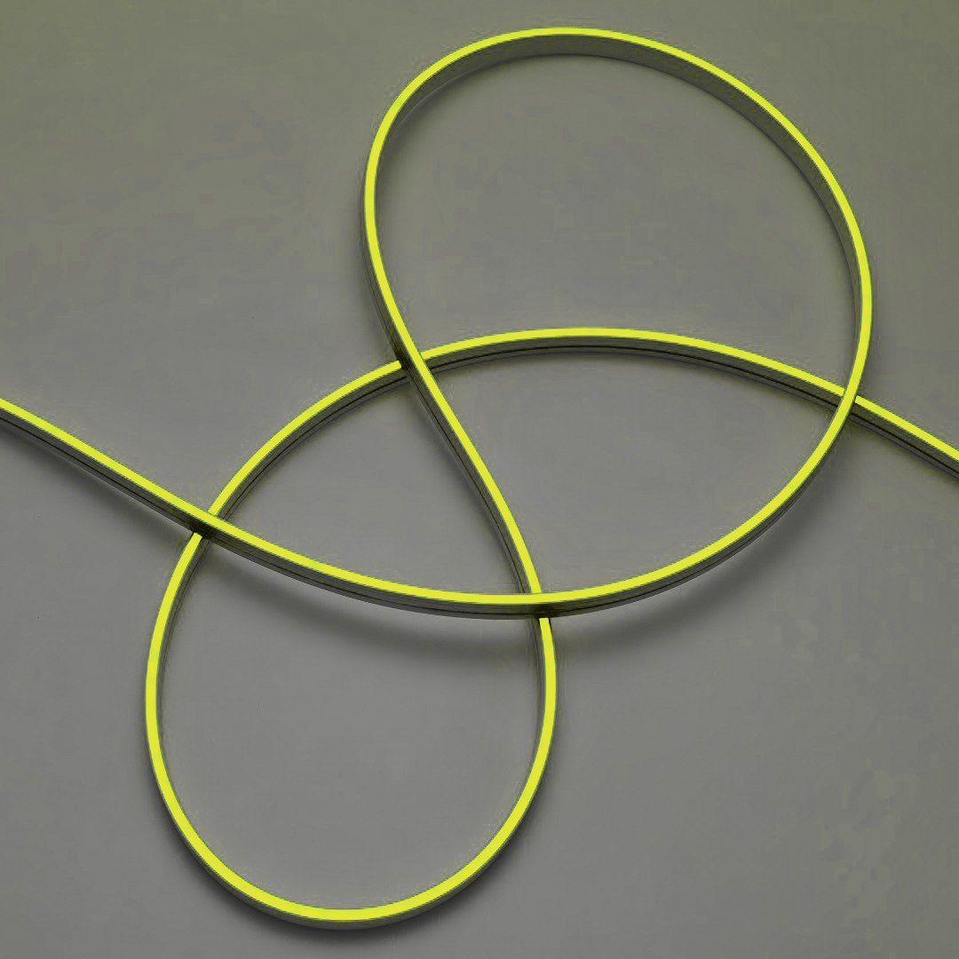 LED NEON - Geel - 4x10mm - 140 led/m - 24V - 5 meter