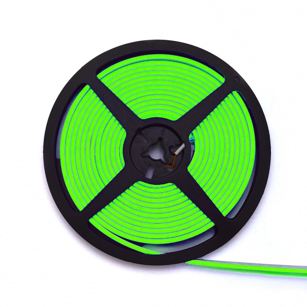 LED NEON - Groen - 4x10mm - 140 led/m - 24V - 5 meter – ABC-Led