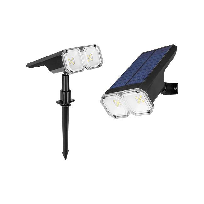 Solar duo tuinspot - warm en koud wit