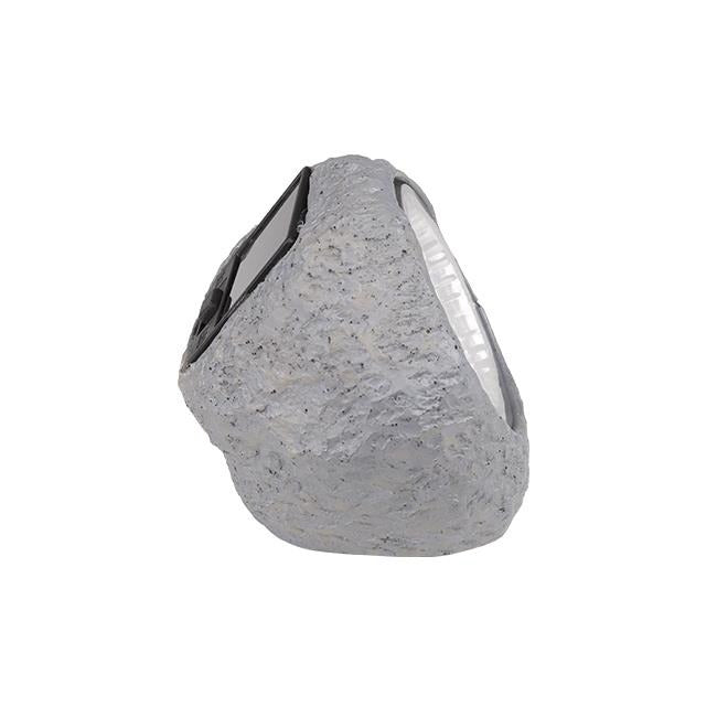 Solar tuin decoratielamp - 9cm - Koud wit - Schemersensor