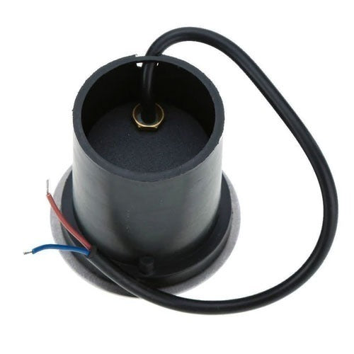 Spot LED au sol - Éclairage d'allée de jardin 4 côtés - 42 mm - Blanc chaud - 3 W - Noir