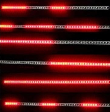 LED Knight Rider strip - ORANJE - 30 cm - 12 volt