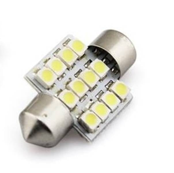 31mm 12 LED C5W SMD auto interieur dome lamp