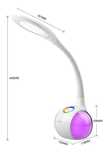 LED Bureaulamp Design Wit en Kleur - Touch