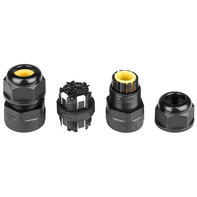 Waterdichte kabelwartel 5-aderig –  anti - UV-PA66 - 12-14 mm – IP68