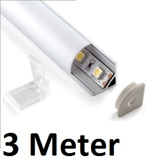 LED Profiel 3 meter - hoek
