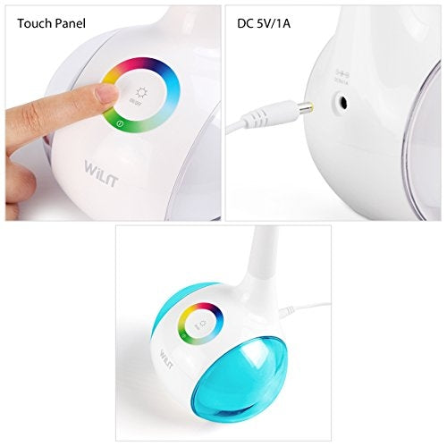 LED Bureaulamp Design Wit en Kleur - Touch