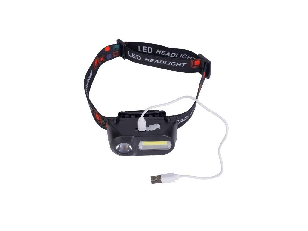 Compacte en krachtige LED-hoofdlamp – USB-oplaadbaar - 250 lumen
