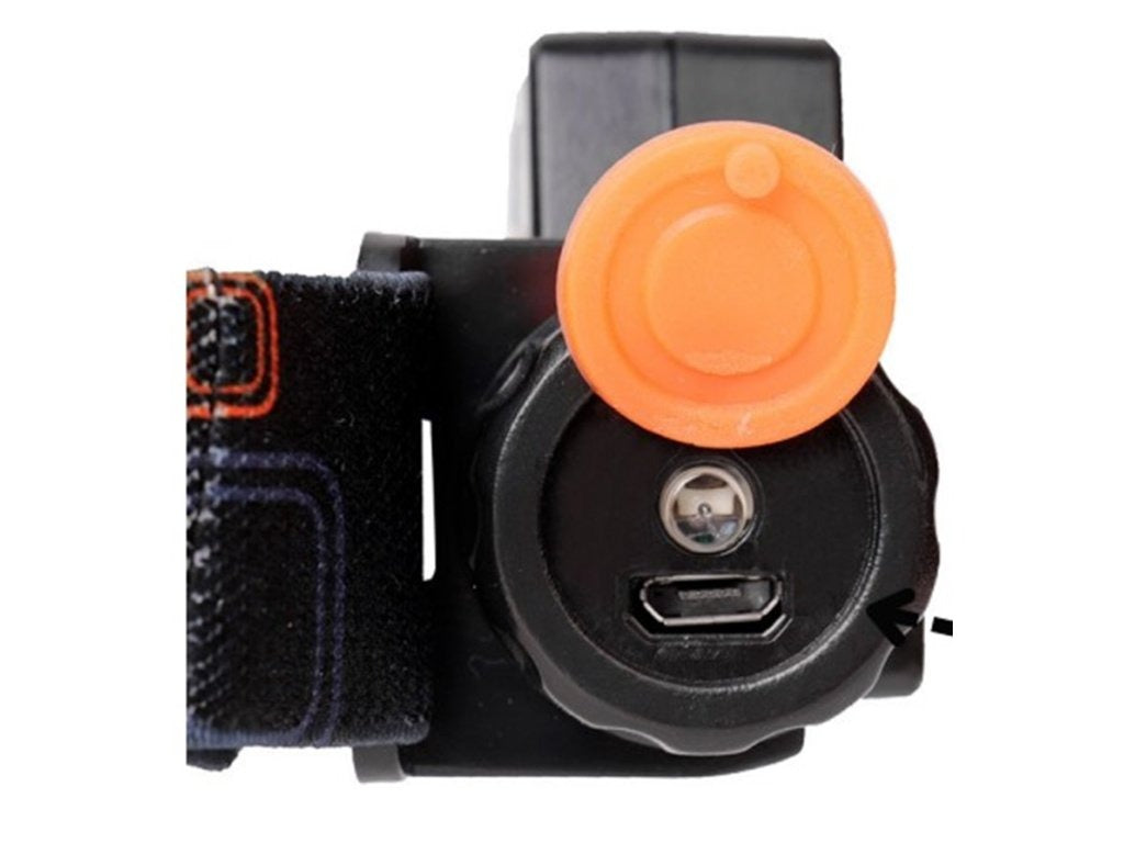 LED hoofdlamp met 125 lumen + 35 lumen lichtsterkte